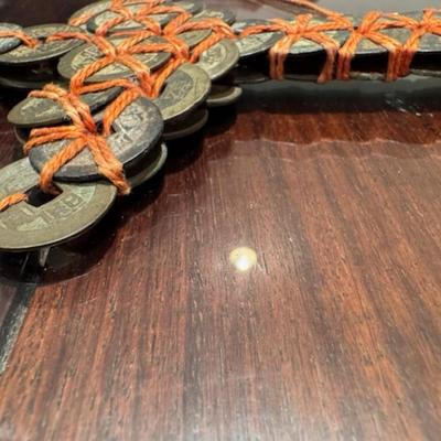 2 Chinese Feng Shui Coin Swords