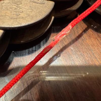 2 Chinese Feng Shui Coin Swords