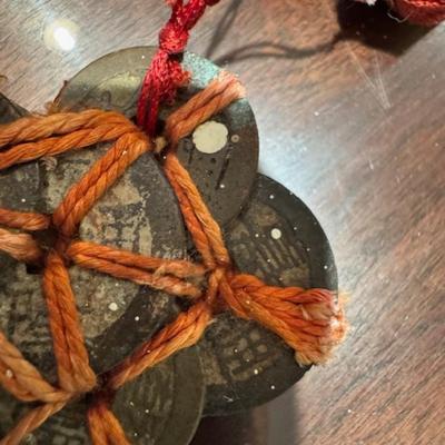 2 Chinese Feng Shui Coin Swords