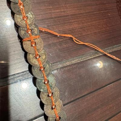 2 Chinese Feng Shui Coin Swords