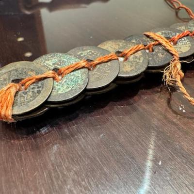 2 Chinese Feng Shui Coin Swords