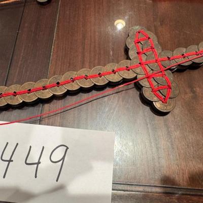 2 Chinese Feng Shui Coin Swords