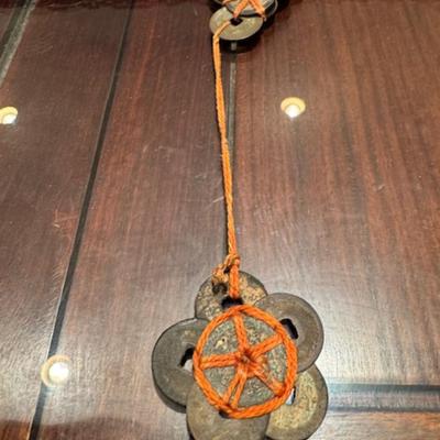 2 Chinese Feng Shui Coin Swords