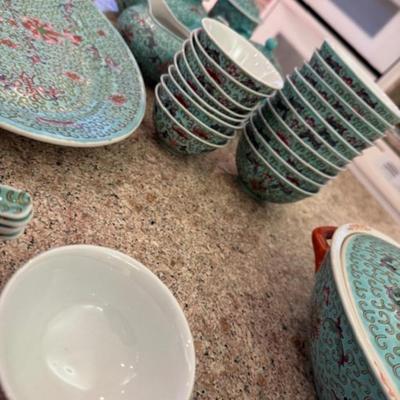 Large Set of Dishes
