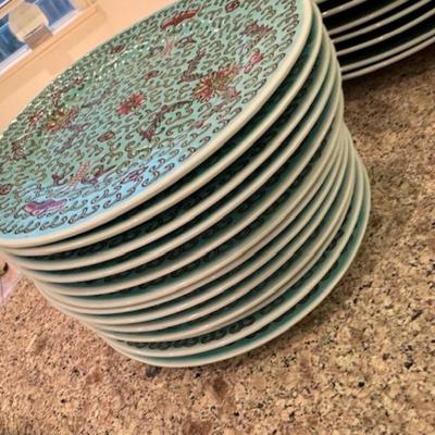 Large Set of Dishes