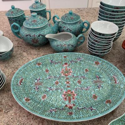 Large Set of Dishes