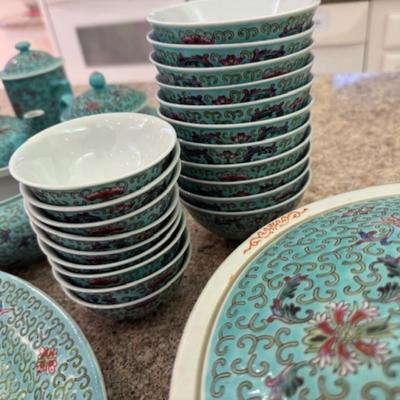 Large Set of Dishes