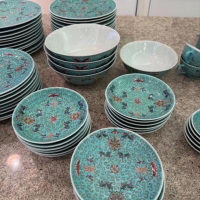 Large Set of Dishes