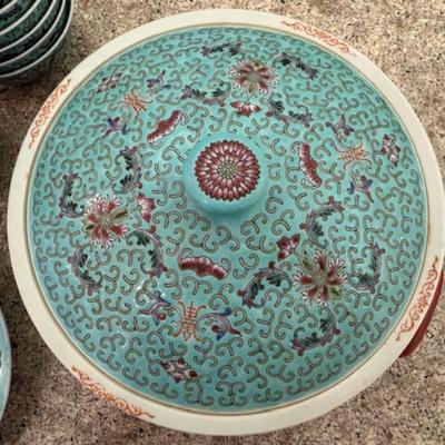Large Set of Dishes