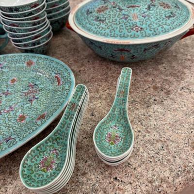 Large Set of Dishes