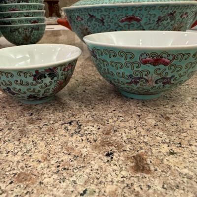 Large Set of Dishes