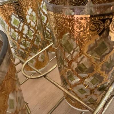 Mid-Century Glass Set