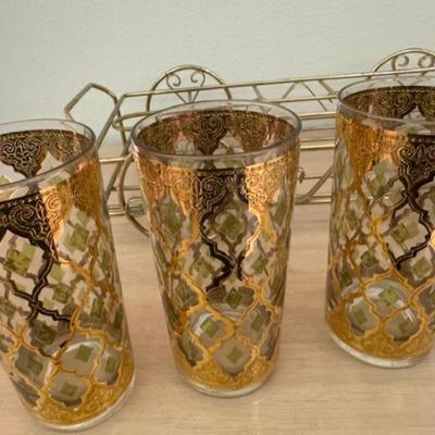 Mid-Century Glass Set
