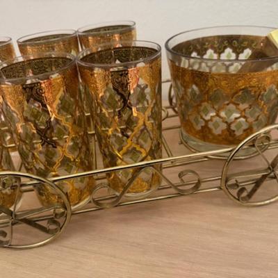 Mid-Century Glass Set