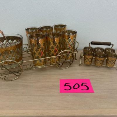 Mid-Century Glass Set