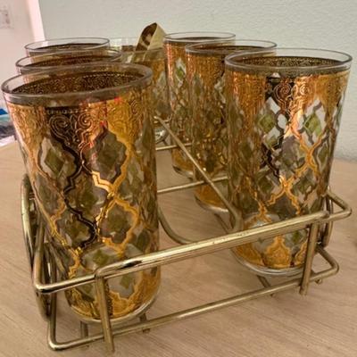Mid-Century Glass Set