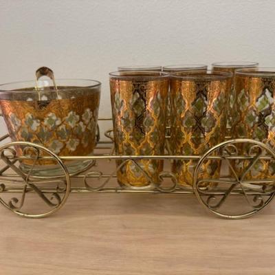 Mid-Century Glass Set