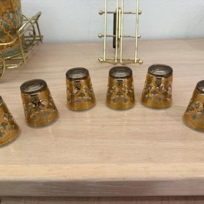 Mid-Century Glass Set