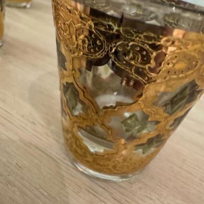 Mid-Century Glass Set