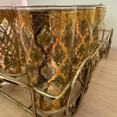 Mid-Century Glass Set