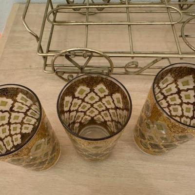 Mid-Century Glass Set