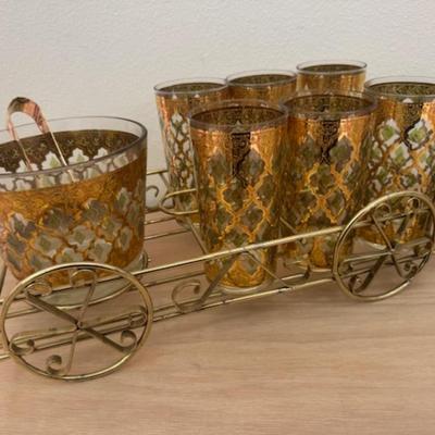 Mid-Century Glass Set