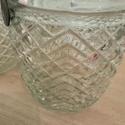 2 Decanters with holder