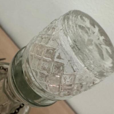 2 Decanters with holder
