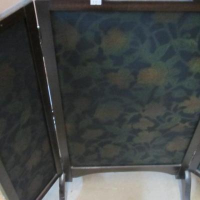 Decorative Only 3 Panel Fire Screen