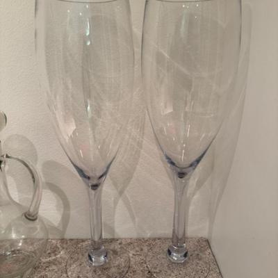 3 Sets of Glasses and one Pitcher