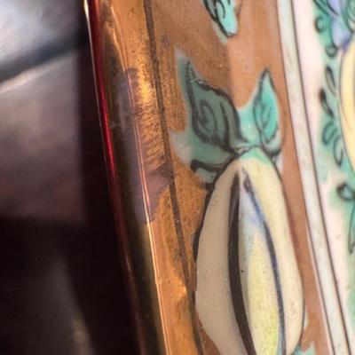 2 Mid-Century Rooster Platters