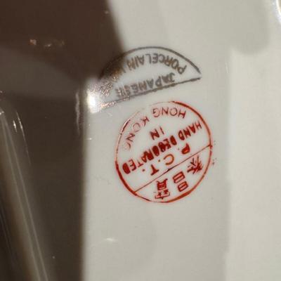 2 Mid-Century Rooster Platters