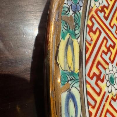 2 Mid-Century Rooster Platters