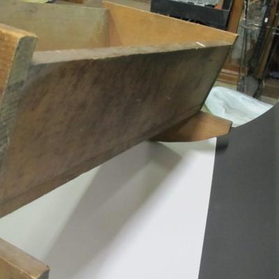 Wooden Vintage Doll Cradle Approx 25" Long