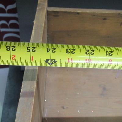 Wooden Vintage Doll Cradle Approx 25" Long