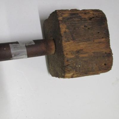Vintage Marking Gauge & Hand Made Wooden Mallet