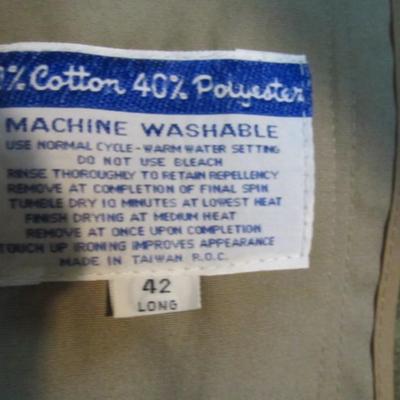 Size 42 Long Misty Harbor Coat With Liner