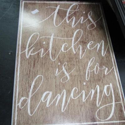 Hand Made & Manufactured Wooden "Quote" Signs