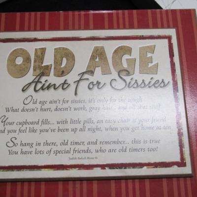 Hand Made & Manufactured Wooden "Quote" Signs