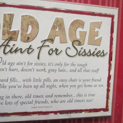 Hand Made & Manufactured Wooden "Quote" Signs