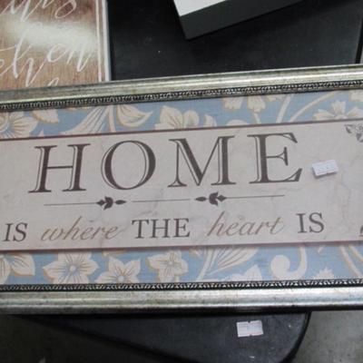 Hand Made & Manufactured Wooden "Quote" Signs