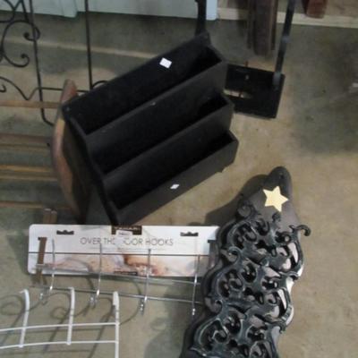 Assortment Of Displays - Plate Books Wine Letters