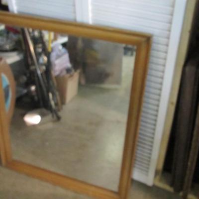 YMCA Fundraiser Display Assortment Of Framed Pictures & A Mirror