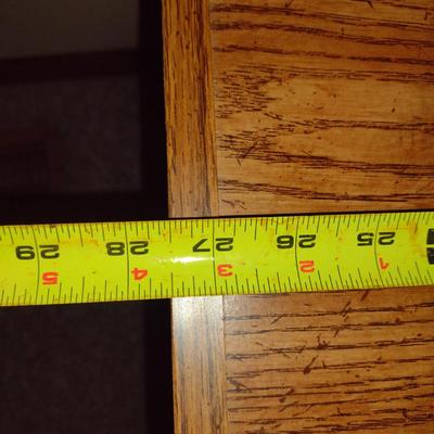 Wood Finish Media Stand- Approx 27 1/2" x 15" x 21 1/4" Tall