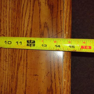 Wood Finish Media Stand- Approx 27 1/2" x 15" x 21 1/4" Tall