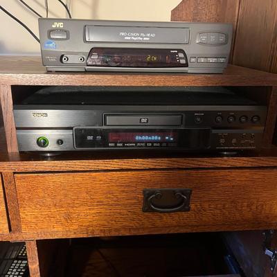 Denon DVD Player & JVC VCR (LR-MG)