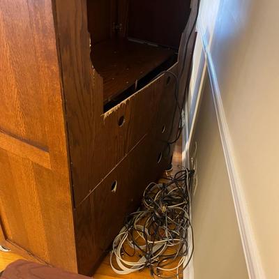 Arts & Crafts Style Multi-Purpose Armoire (LR-MG)