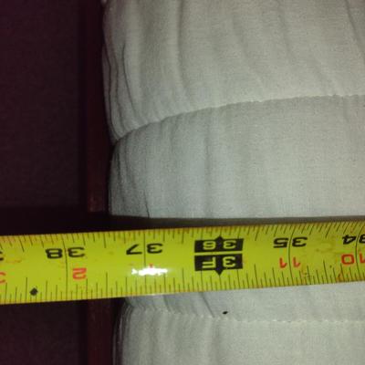 Wooden Twin Size Bed Set- Measures Approx 41" Wide, 81" Long