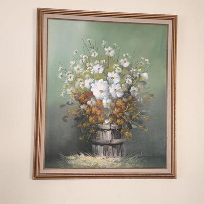 Signed Wildflower Painting (GB-DZ)