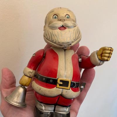 Tin Toy Santa